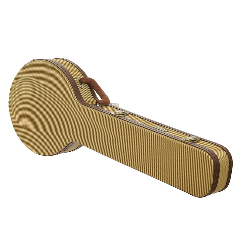 Crossrock Case Company Tweed Resonator Banjo Hardshell Case