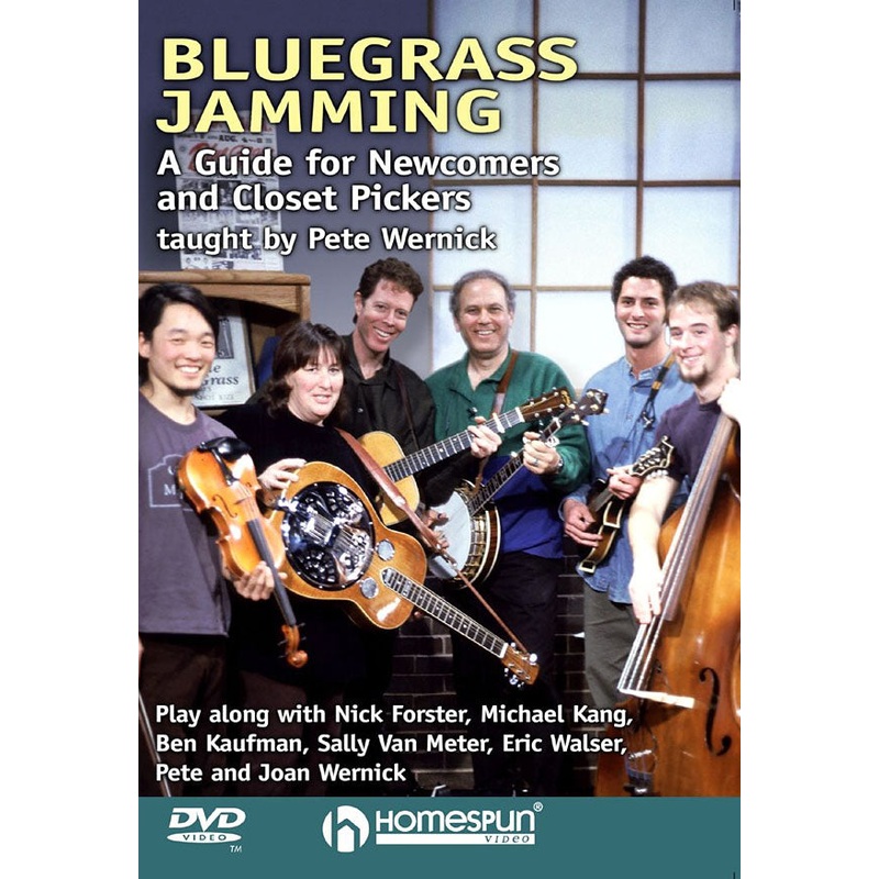 DVD - Bluegrass Jamming-A Guide for Newcomers and Closet Pickers
