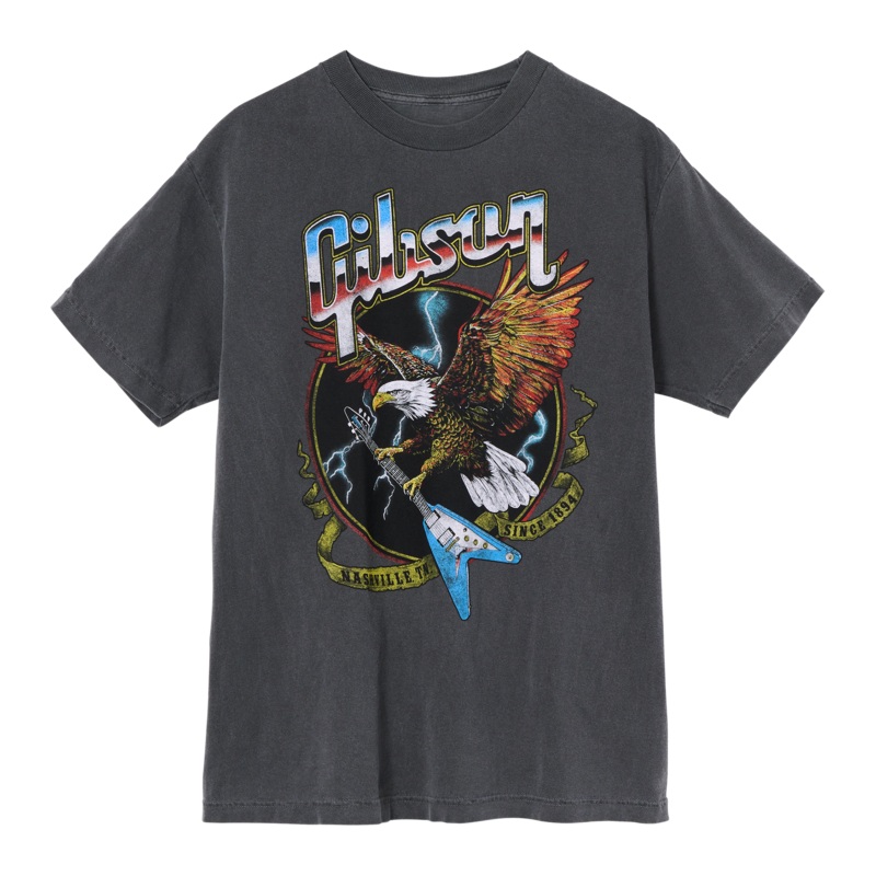 Gibson Eagle Tee Grey Small