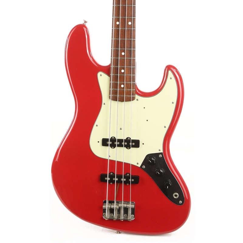 1993 Fender MIJ '62 Jazz Bass Fiesta Red
