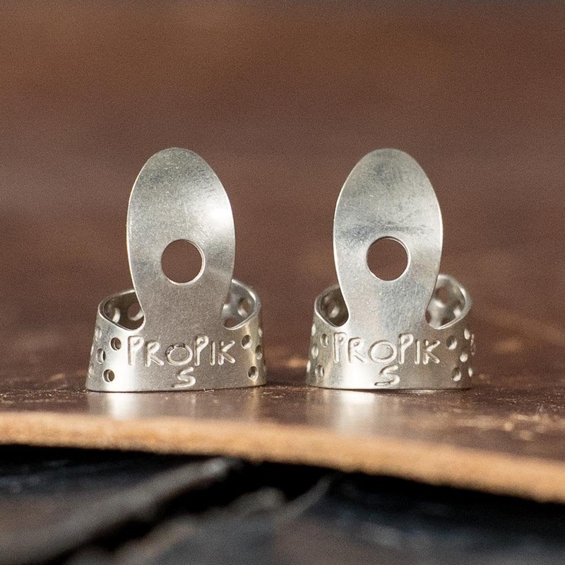 (2-Pack) ProPik Nickel Single Wrap Small Finger Pick (11-202-1114)