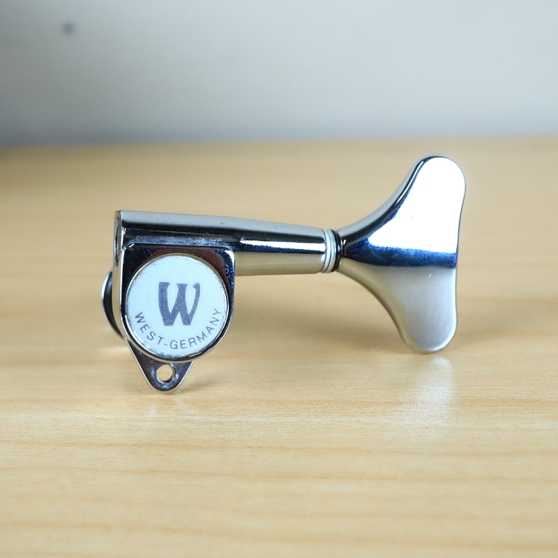(1) Warwick Bass Side Guitar Tuning Key West Germany Chrome