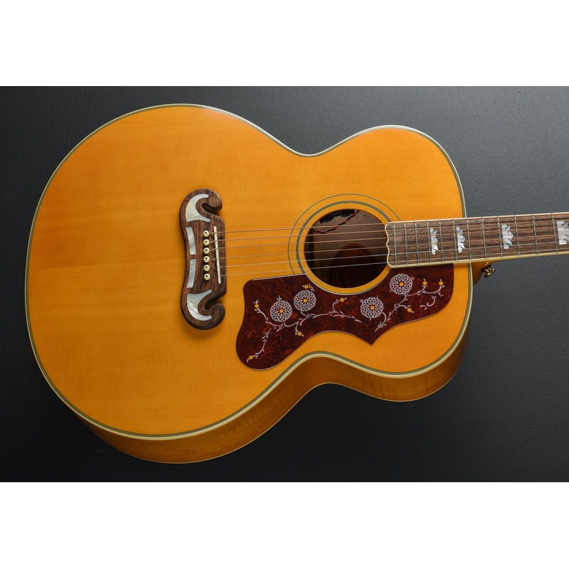 "Inspired by Gibson" J-200 - Aged Gloss Antique Natural