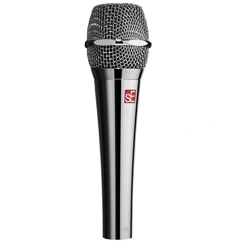 sE Electronics V7-CHROME Dynamic Handheld Microphone, Chrome