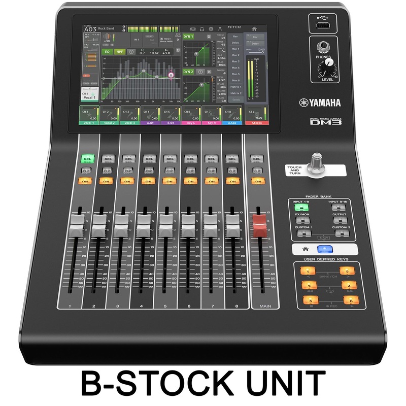 Yamaha DM3-D-BSTOCK 22-Channel Ultra-Compact Digital Mixer w/ Dante, B-STOCK