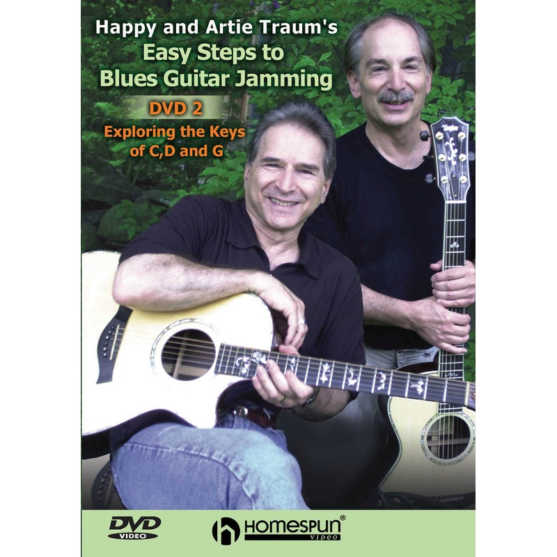 DVD - Happy and Artie Traum's Easy Steps to Blues Guitar Jamming: Vol. 2
