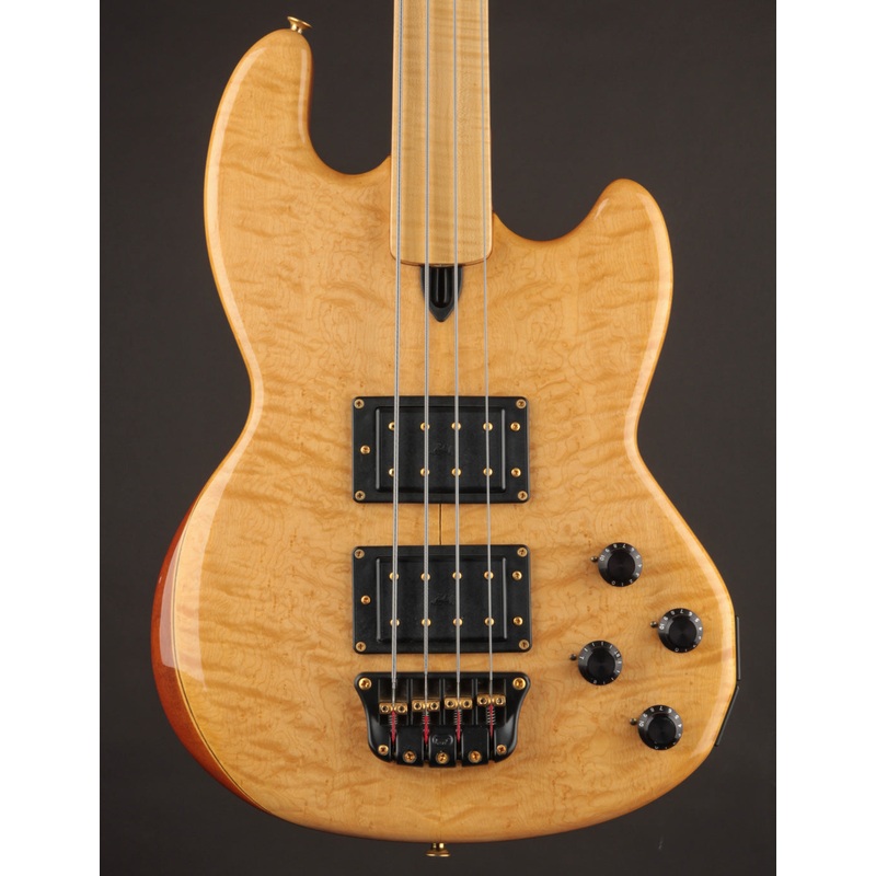 Wal MK1 Fretless Bass Flamed Maple/Mahogany (USED, 1981)
