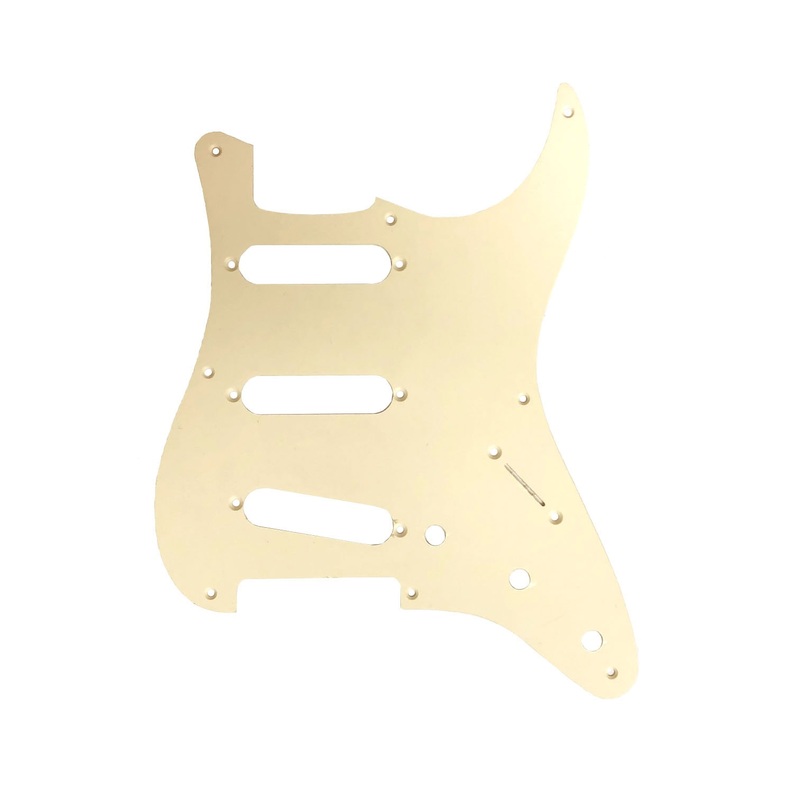 Shop Solo Pro ST Style Vintage White 8-Hole 1-Ply Pickguard Online