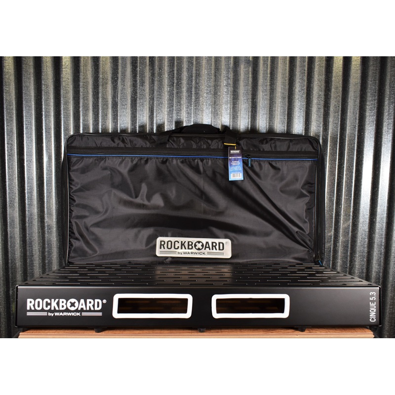Warwick Rockboard Cinque 5.3 B Guitar Effect Pedalboard & Gig Bag