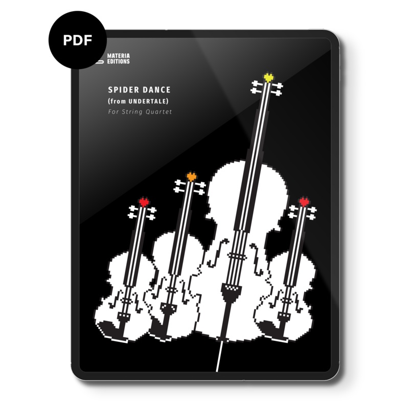 Spider Dance (from UNDERTALE) (for string quartet) Digital Sheet Music