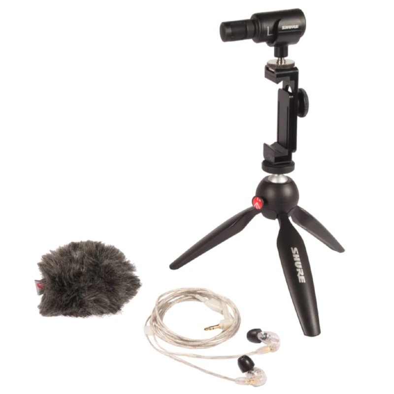 Shure MV88+SE215-CL Portable Videography Kit