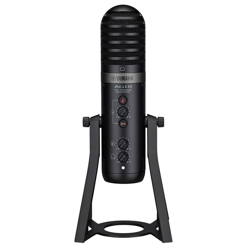 Yamaha  AG01 Streaming Loopback Audio USB Microphone Black Open-Box