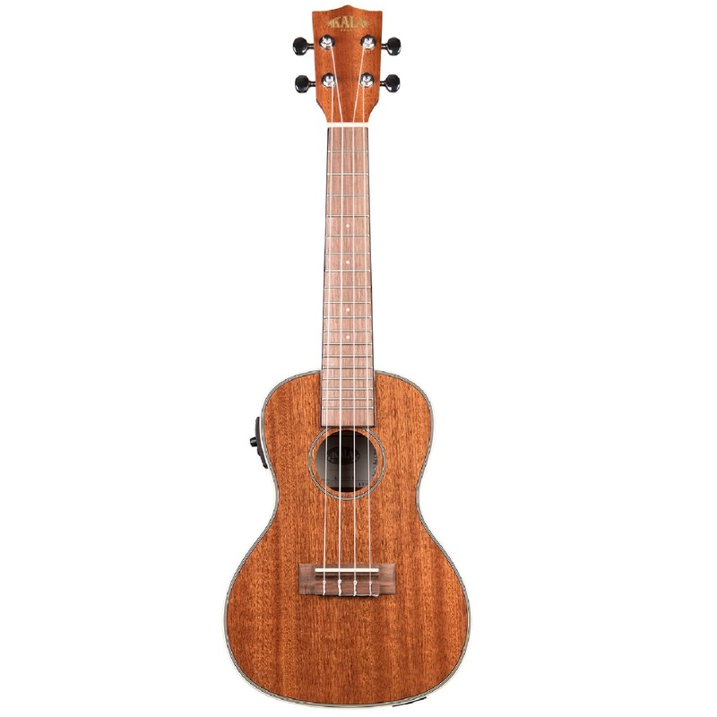 Kala KA-CGE Concert Gloss Mahogany Ukulele, Electronics