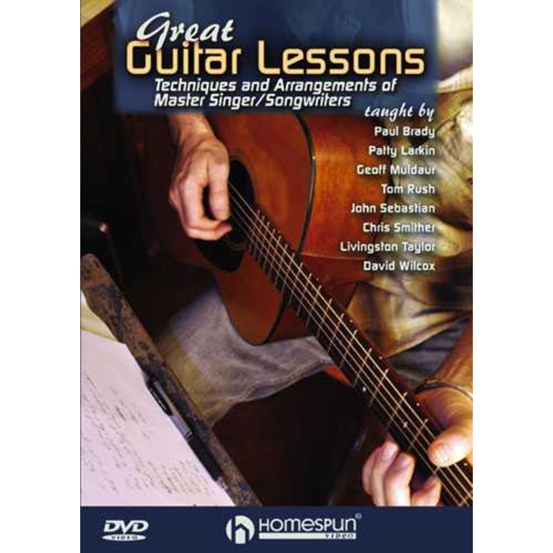 DVD - Great Guitar Lessons - Techniques and Arrangements of Master Singer/Songwriters