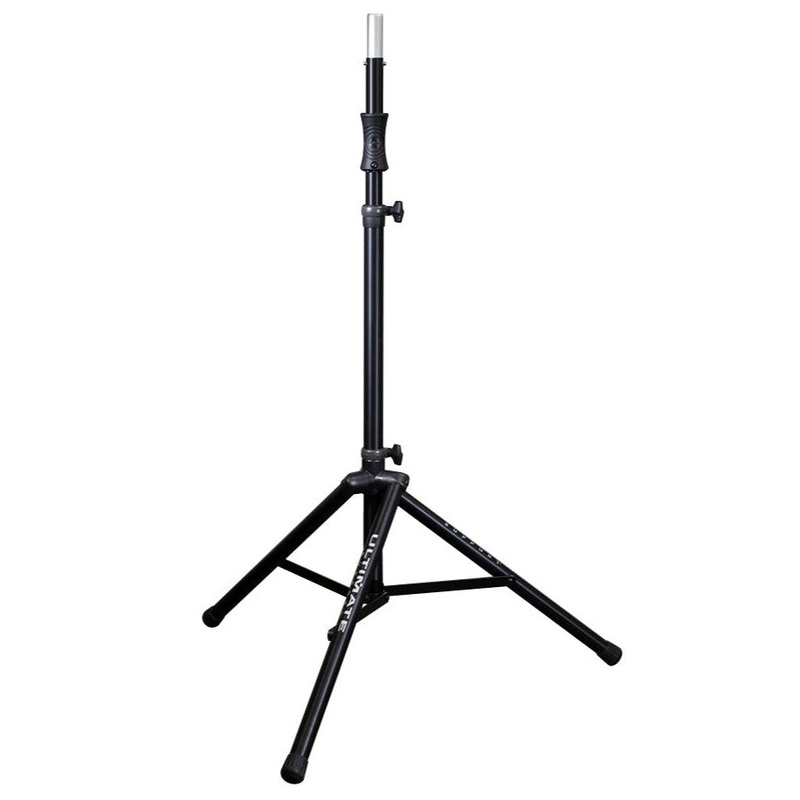 Ultimate Support TS-100B Air-Powered Speaker Stand - Black (3'8" - 6'7". 150lb Max)