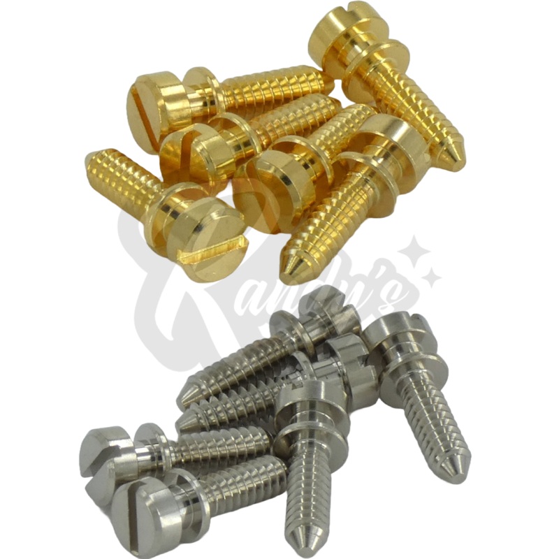 (Vintage Series) ABR-1 Bridge Intonation Screws (Non-Wired) - Fits Gibson Gold