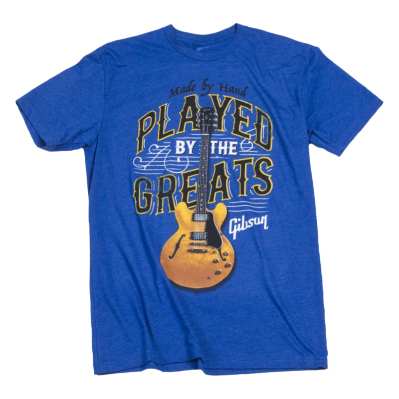 Gibson Played By The Greats Tee Royal Blue Small
