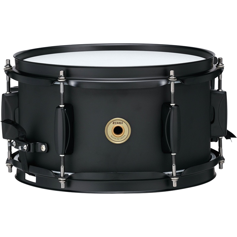 Tama BST1055MBK 5.5x10 Snare Drum, Metalworks Steel, Black/Black