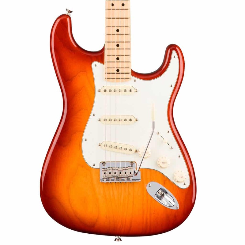 Fender American Professional Stratocaster Guitar - Maple Fingerboard - Sienna Sunburst