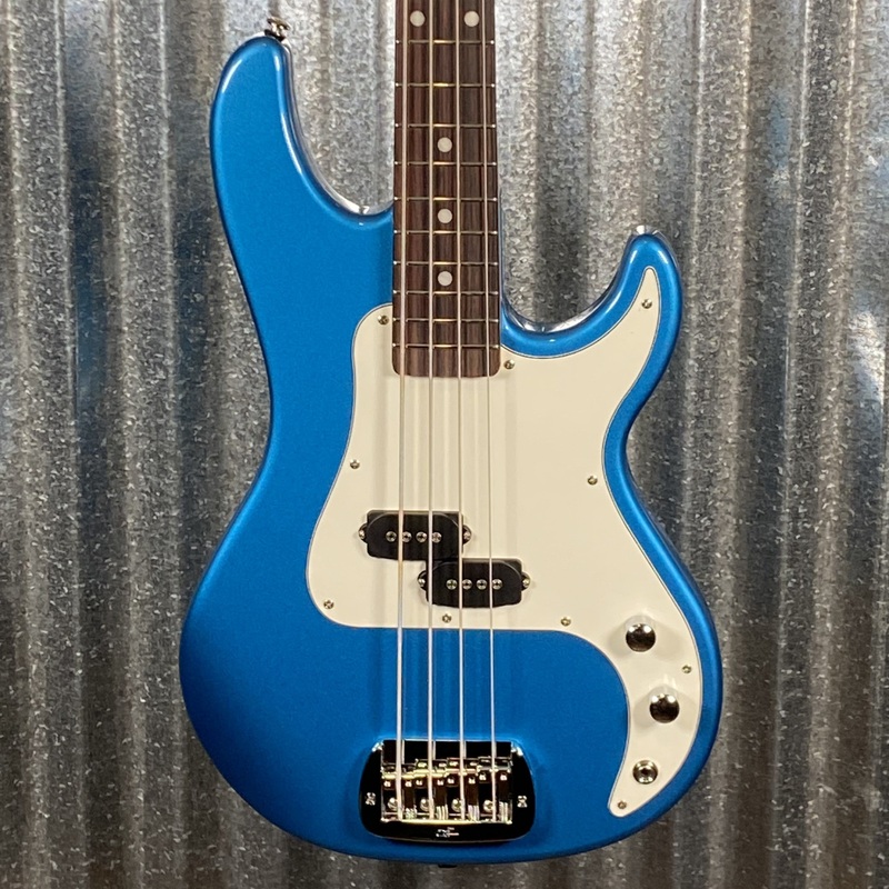 G&L USA BTO SB-1 4 String Bass Lake Placid Blue & Bag #0082 Blem