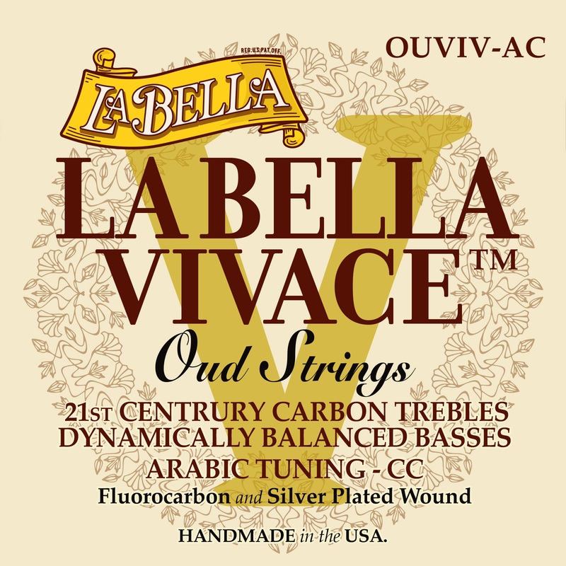 OUVIV-AC La Bella Vivace Oud Strings, Arabic CC Tuning -