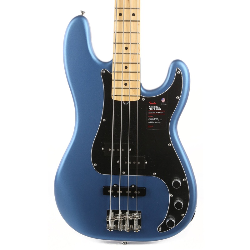 Fender American Performer Series Precision Bass Satin Lake Placid Blue Used