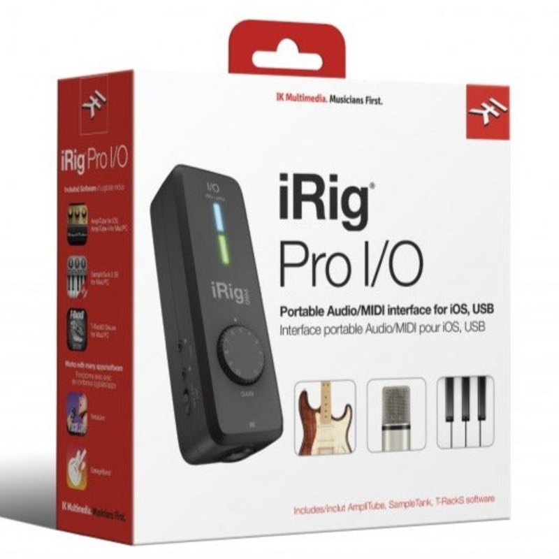 IK Multimedia IP-IRIG-PROIO-N iRig Pro I/O Instrument/Microphone Interface for iOS Devices