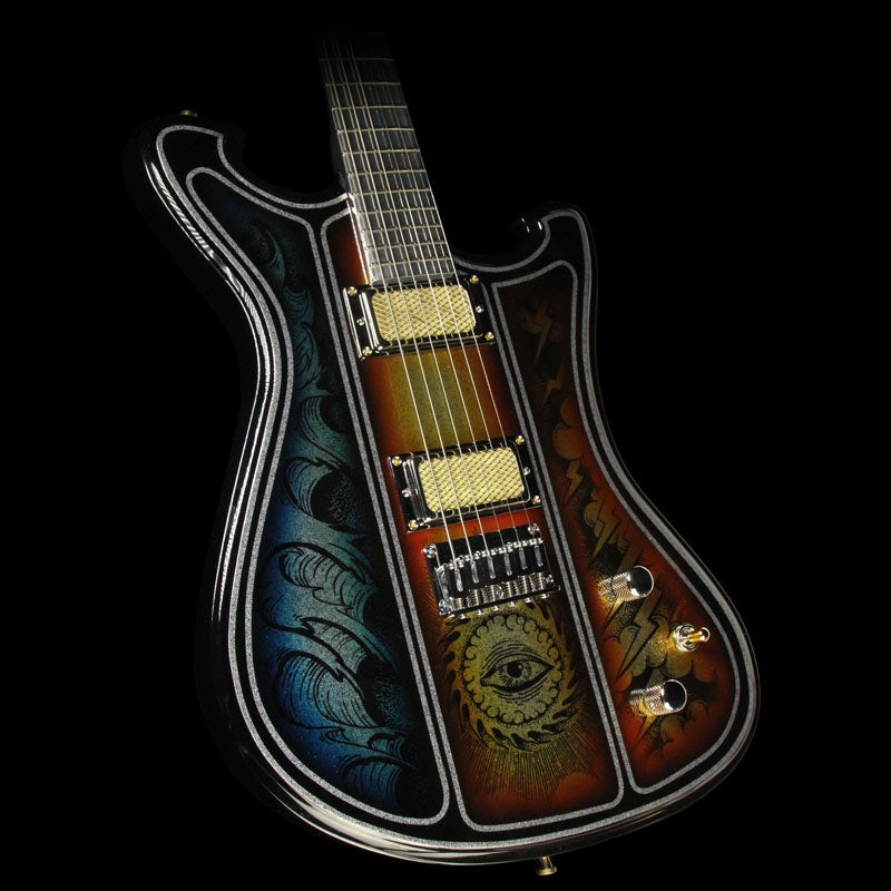 Wild Custom Guitars Wildmaster Alu Flake Electric Guitar with Aluminum Neck