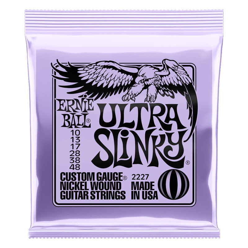 Ernie Ball Ultra Slinky Nickel Wound Electric Strings 10-48