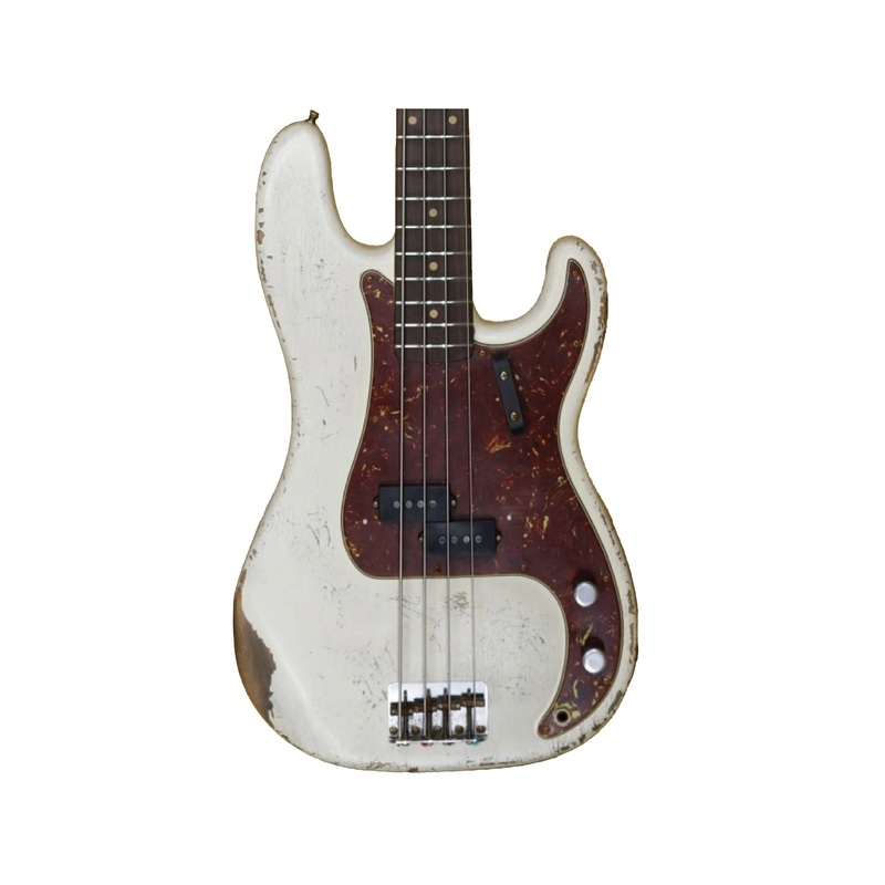 Fender 1961 Precision Bass Relic Masterbuilt by Greg Fessler Aged Olympic White - Exclusive NAMM 2025 (COA)