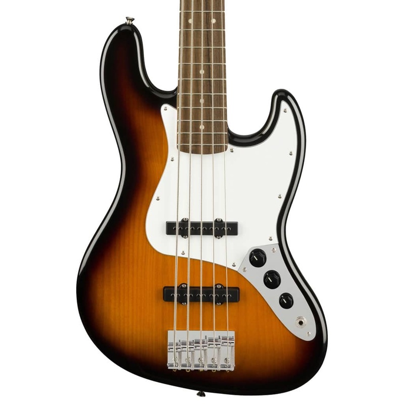 Squier by Fender Affinity Jazz Bass V - 5 String - Laurel Fretboard - Brown Sunburst