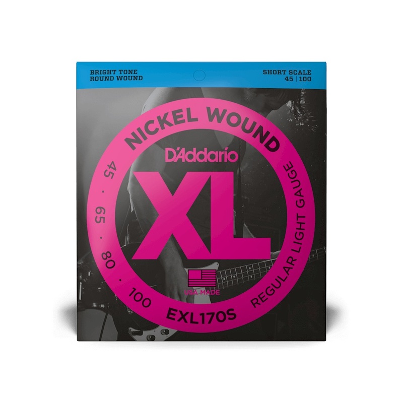 D'Addario EXL170S Nickel Wound Bass Strings Light 45-100