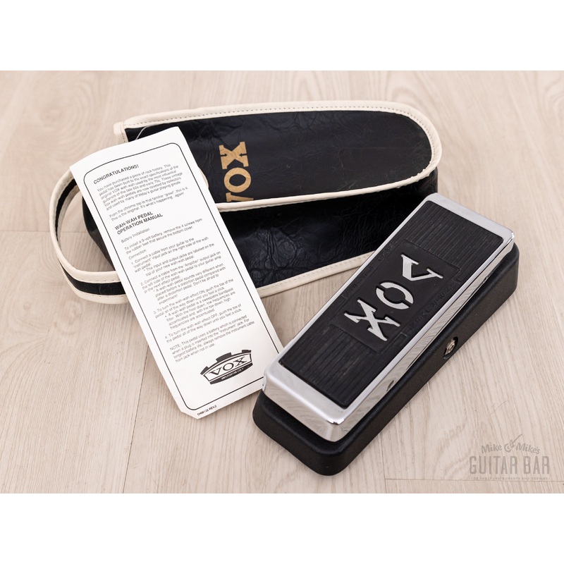 Vox V847 Wah-Wah Guitar Effects Pedal Dunlop USA-Made, Mint w/ Bag