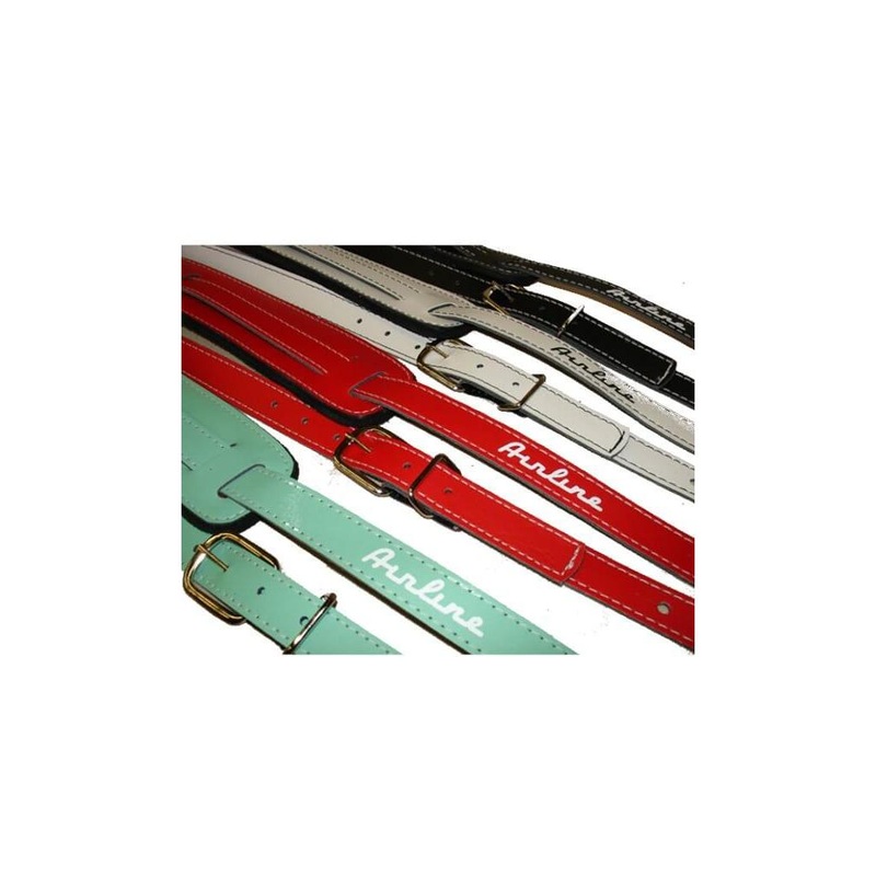 Airline Vintage Style Guitar Strap White