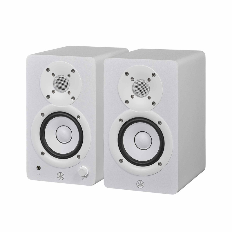 Yamaha HS3 3.5" Powered Studio Monitors Pair White Open-Box