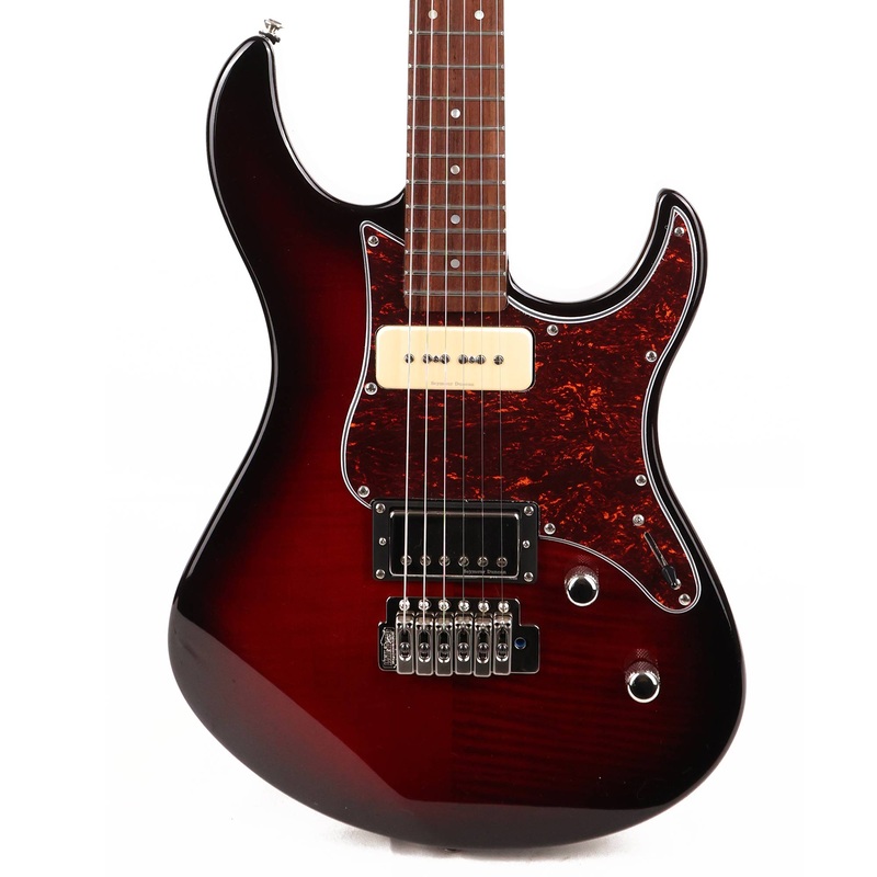 Yamaha PAC 611VFM Dark Red Burst