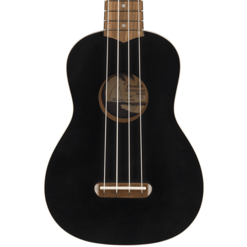 Fender Venice Soprano Ukulele - Black