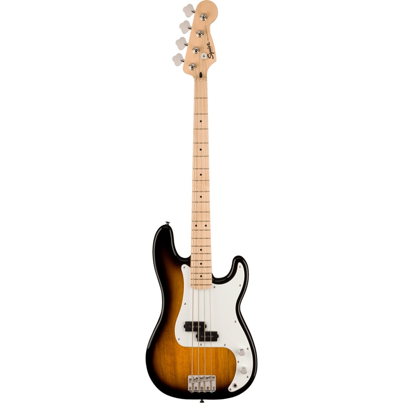 Squier Sonic Precision Bass White Pickguard 2-Color Sunburst