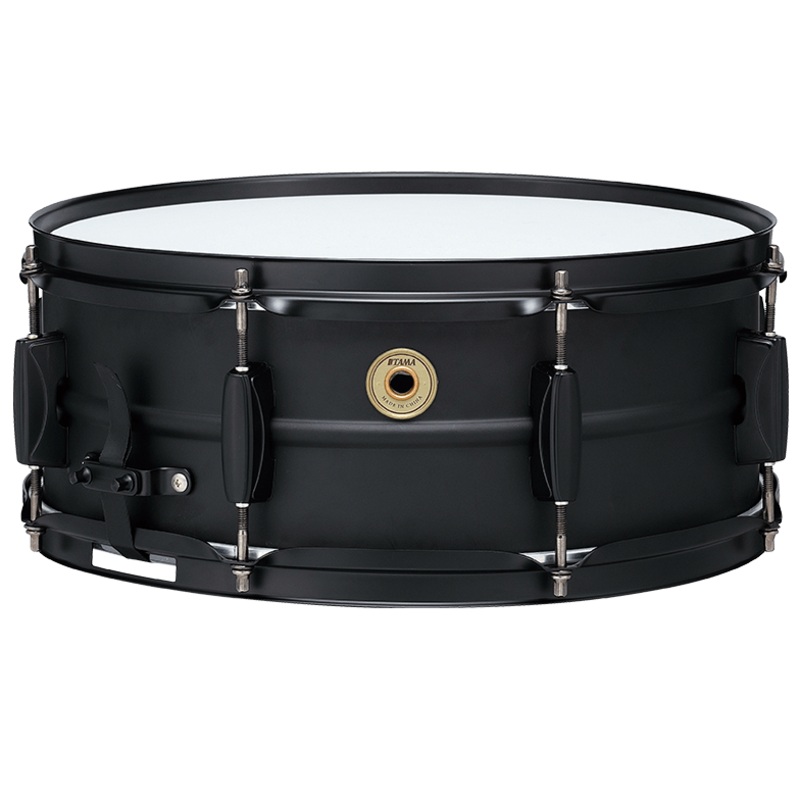 Tama BST1455BK 5.5x14 Snare Drum, Metalworks Steel, Black/Black