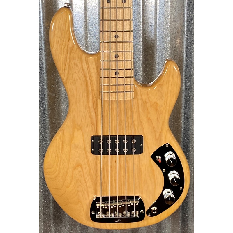 G&L USA CLF Research L-1000 S750 5 String Bass Natural & Case #5023