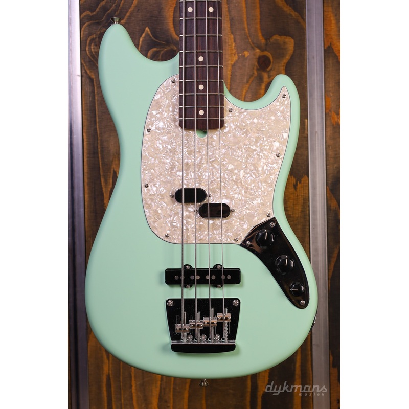 Fender American Performer Mustang Bass Satin Surf Green