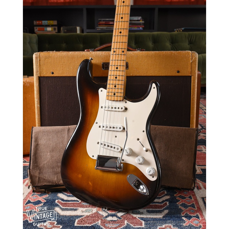 1956 Fender Stratocaster '59 Factory Refinish with 1955 Super Amp