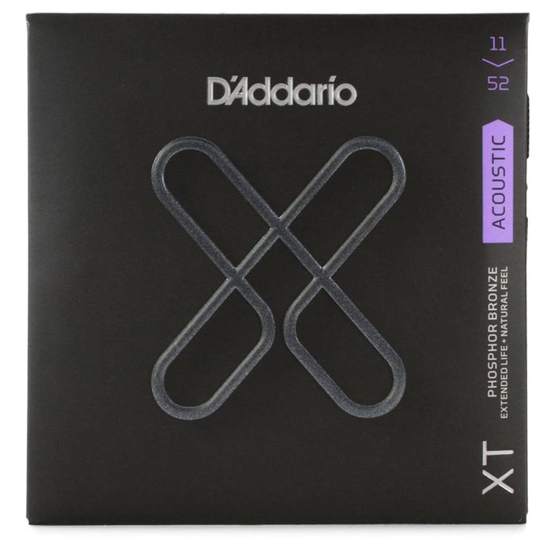 D'Addario XT Acoustic Phosphor Bronze Strings, 11-52