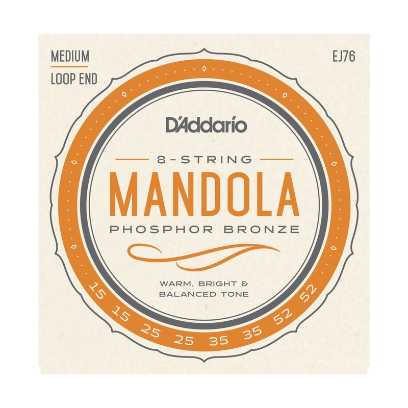 D'Addario EJ76 Phosphor Bronze Medium Gauge Mandola Strings