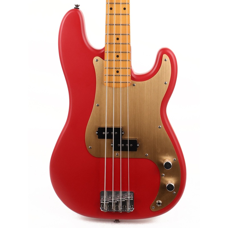 Squier 40th Anniversary Precision Bass Vintage Edition Satin Dakota Red