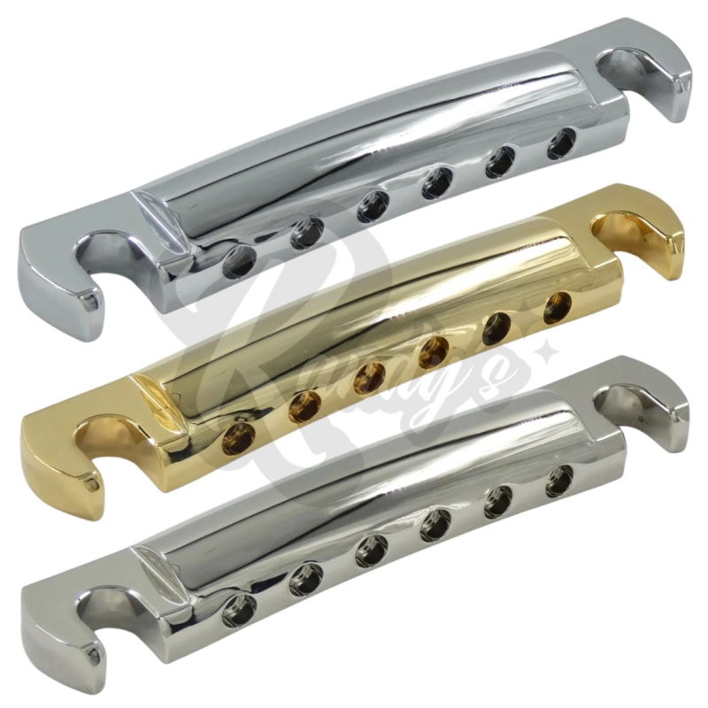 (Precision Series) Stop Bar Tailpiece (CNC Aluminum) - Fits Gibson Chrome