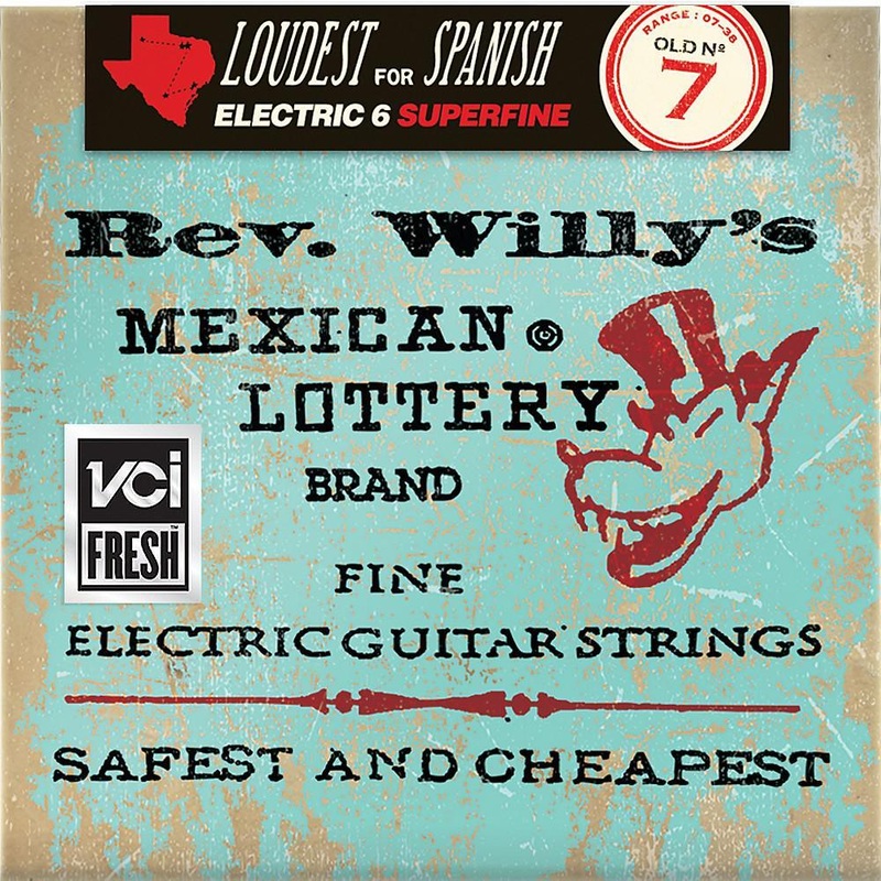 Dunlop RWN0738 Reverend Willy Electric Guitar Strings