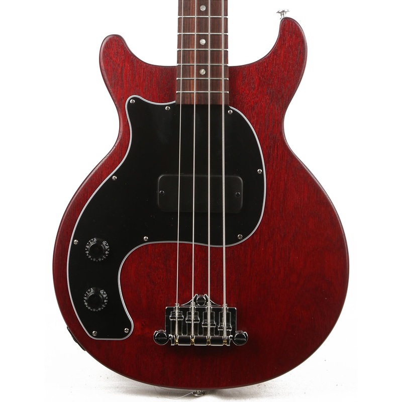 Gibson Les Paul Junior Tribute DC Bass Left-Handed Worn Cherry