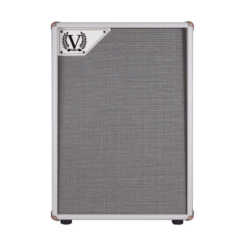 Victory V212-VCD Deluxe Vertical 2x12 Cabinet Cream Tolex