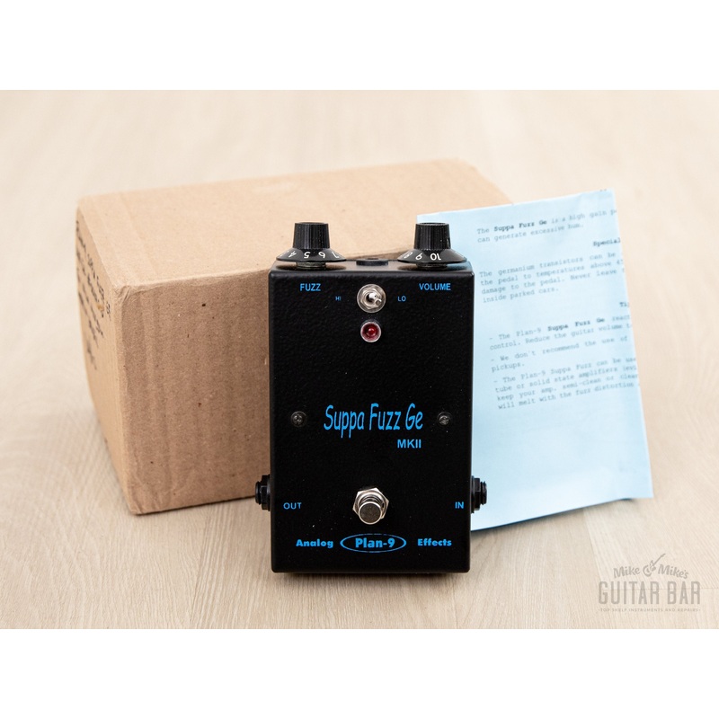 2010 Plan-9 Suppa Fuzz Ge MKII Germanium Fuzz Guitar Effects Pedal w/ Box